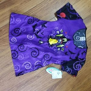 Snow white scrub top